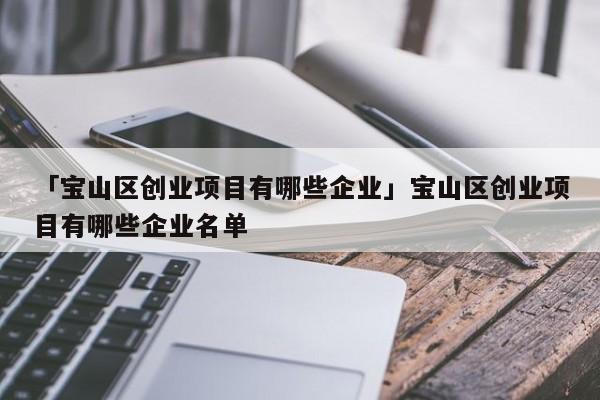 「宝山区创业项目有哪些企业」宝山区创业项目有哪些企业名单