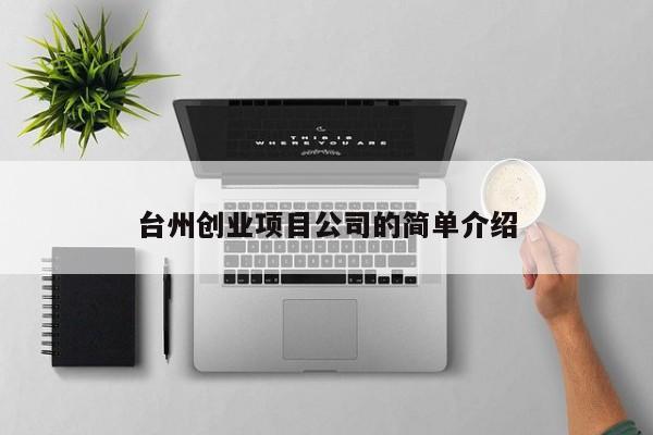 台州创业项目公司的简单介绍