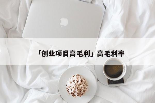 「创业项目高毛利」高毛利率