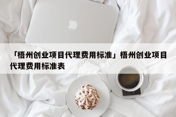 「梧州创业项目代理费用标准」梧州创业项目代理费用标准表