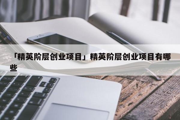 「精英阶层创业项目」精英阶层创业项目有哪些