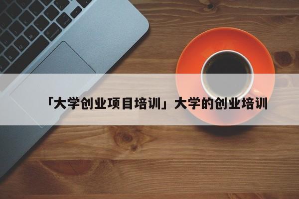 「大学创业项目培训」大学的创业培训