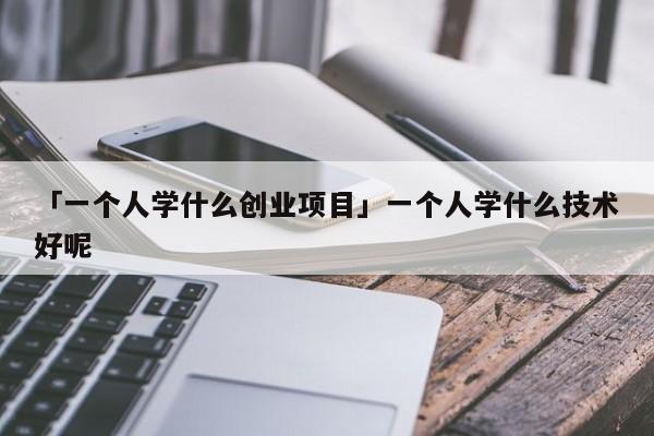 「一个人学什么创业项目」一个人学什么技术好呢