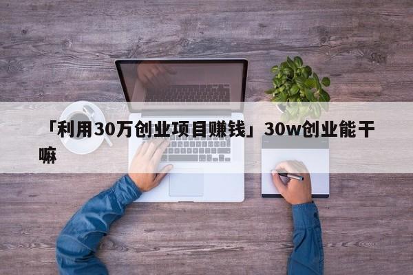 「利用30万创业项目赚钱」30w创业能干嘛